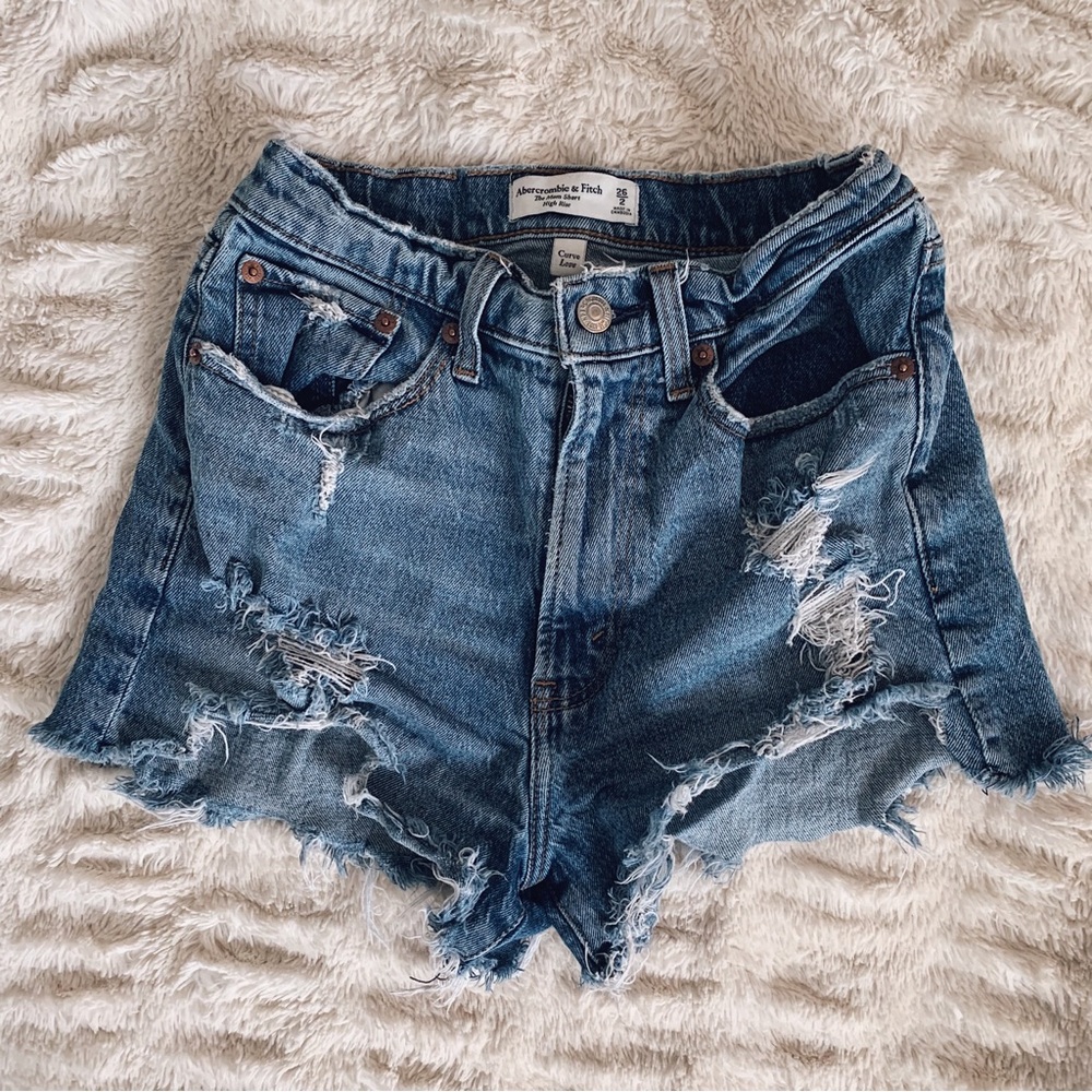 Abercrombie & Fitch Curve Love Mom Shorts